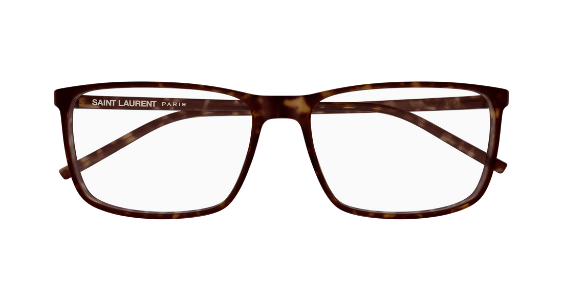 Brillen saint laurent sl 846 002 havana rectangular / squared masculino größe 59mm - Detailansicht