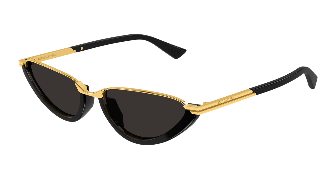 Óculos de sol bottega veneta bv1346s 001 negro cat eye femenino tamanho 56mm - Vista principal
