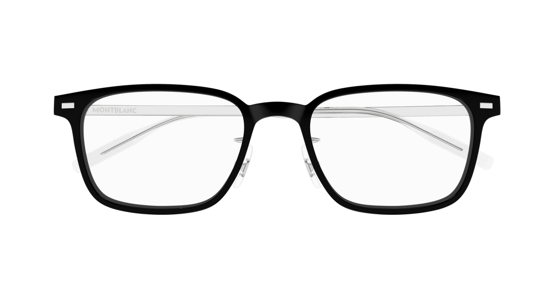 Occhiali da vista montblanc mb0394on 001 negro square masculino taglia 54mm - Vista dettagliata