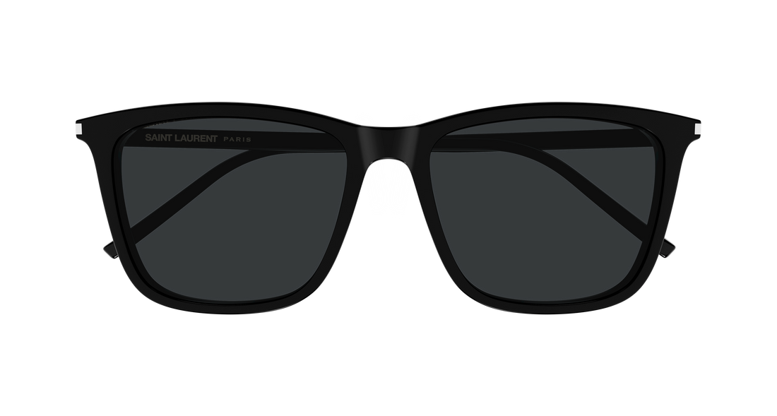 Óculos de sol saint laurent sl 851/k 001 negro rectangular / squared unisex tamanho 56mm - Vista de detalhe