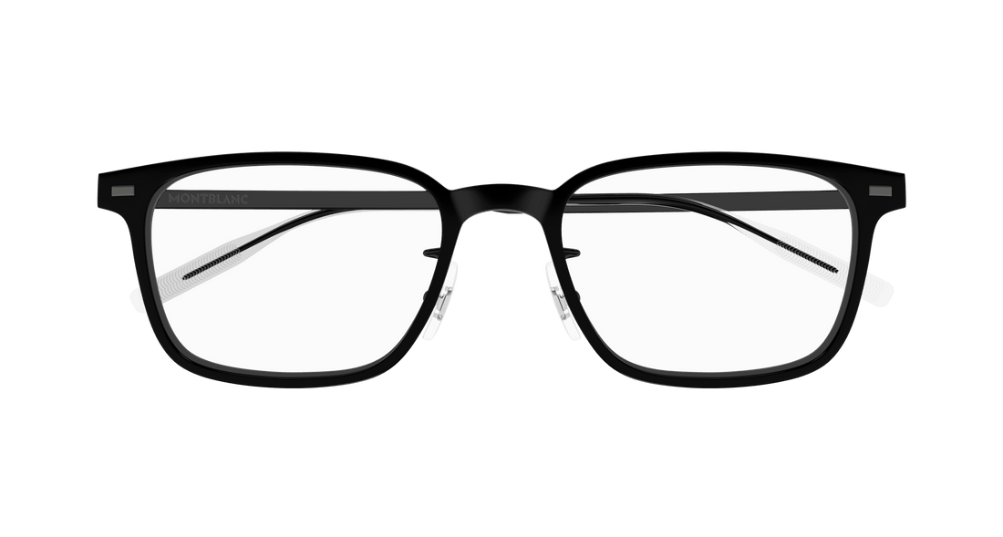 Occhiali da vista montblanc mb0394on 002 negro square masculino taglia 54mm - Vista dettagliata