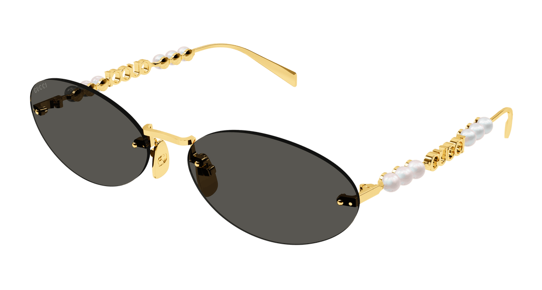 Óculos de sol gucci gg1922s 001 dorado round femenino tamanho 62mm - Vista principal