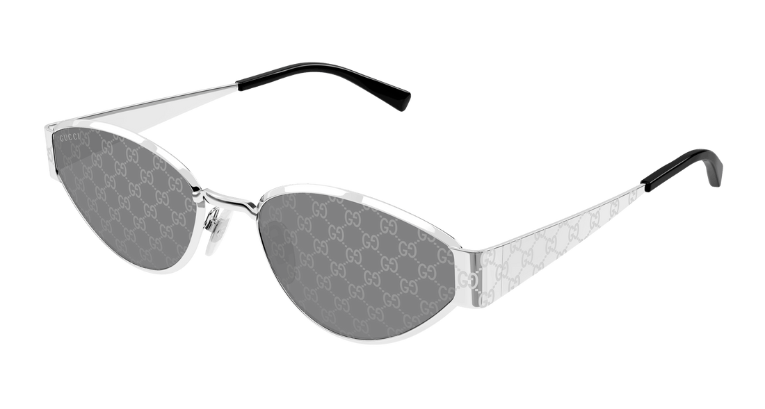 Óculos de sol gucci gg1853s 002 plateado geometric femenino tamanho 55mm - Vista principal