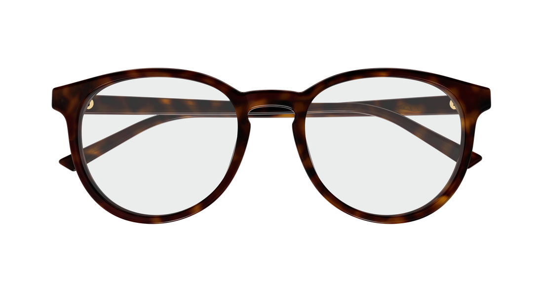 Brillen gucci gg2005oa 002 havana round/oval/panthos femenino größe 51mm - Detailansicht
