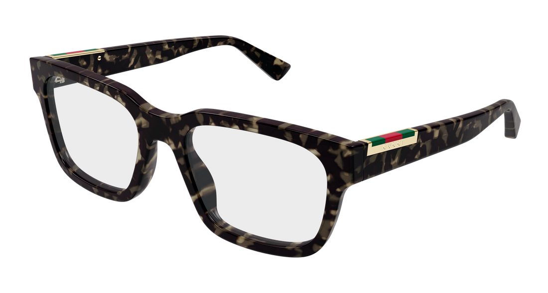 Brillen gucci gg1961o 003 havana rectangular / squared masculino größe 55mm - Hauptansicht