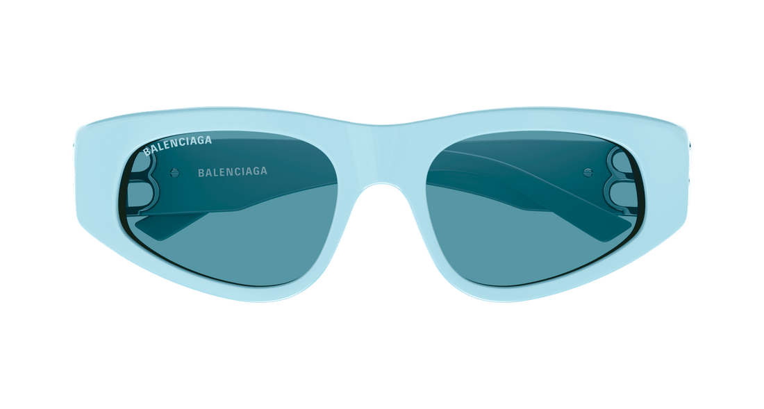 Sunglasses balenciaga bb0095s 026 azul cat eye femenino size 53mm - Detailed view