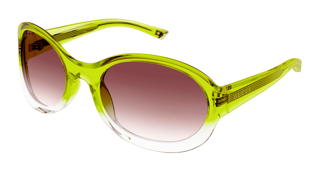Sunglasses gucci gg2012s 013 verde round femenino size 62mm - Main view