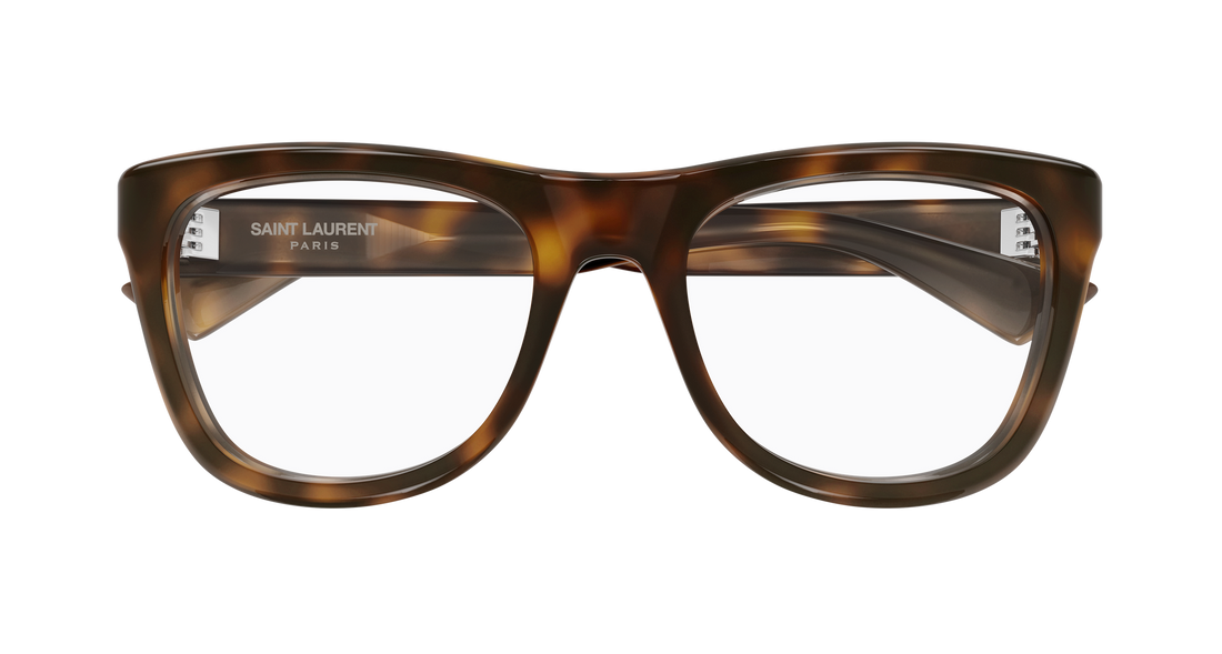 Brillen saint laurent sl 816 opt 003 havana cat eye femenino größe 54mm - Detailansicht