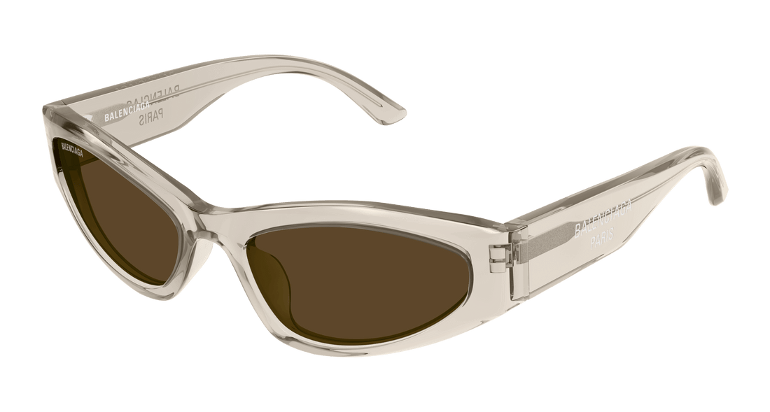 Sunglasses balenciaga bb0387s 004 beige geometric femenino size 58mm - Main view