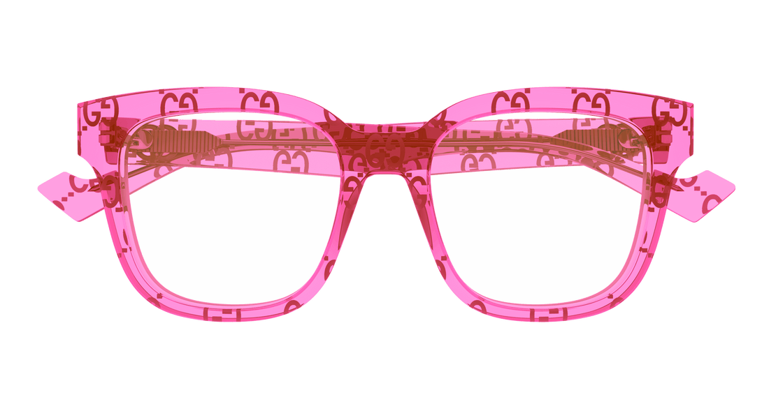Brillen gucci gg0958o 011 rosa square femenino größe 52mm - Detailansicht