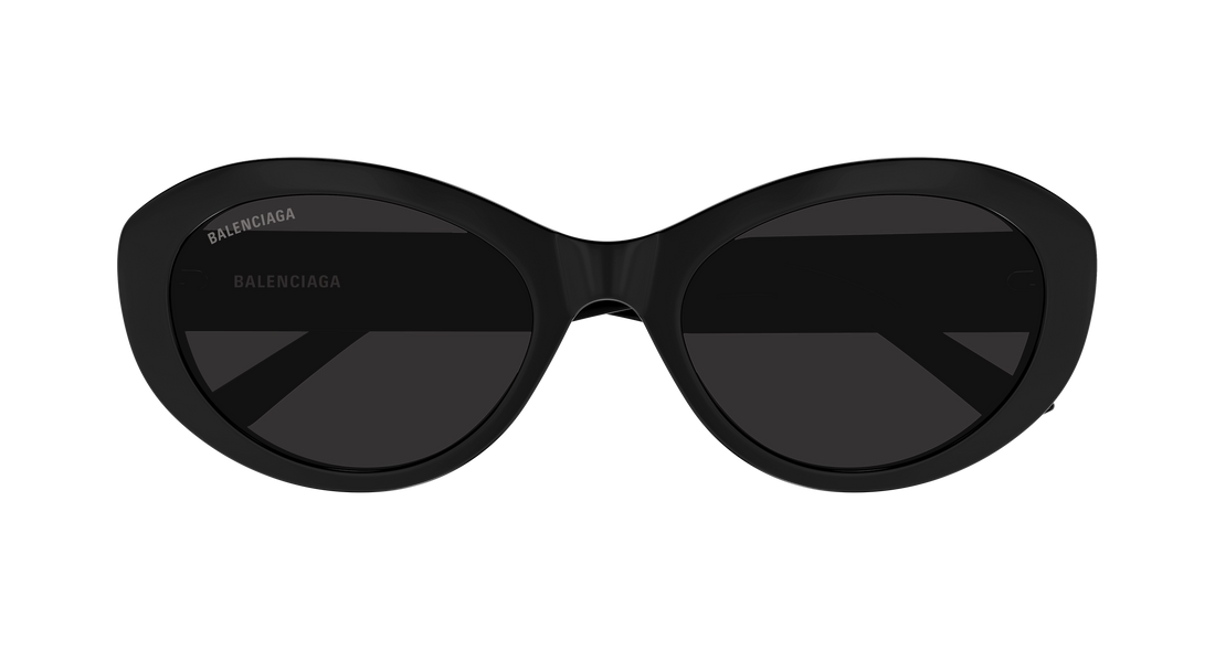 Lunettes de soleil balenciaga bb0446s 001 negro round/oval/panthos femenino taille 56mm - Vue détaillée