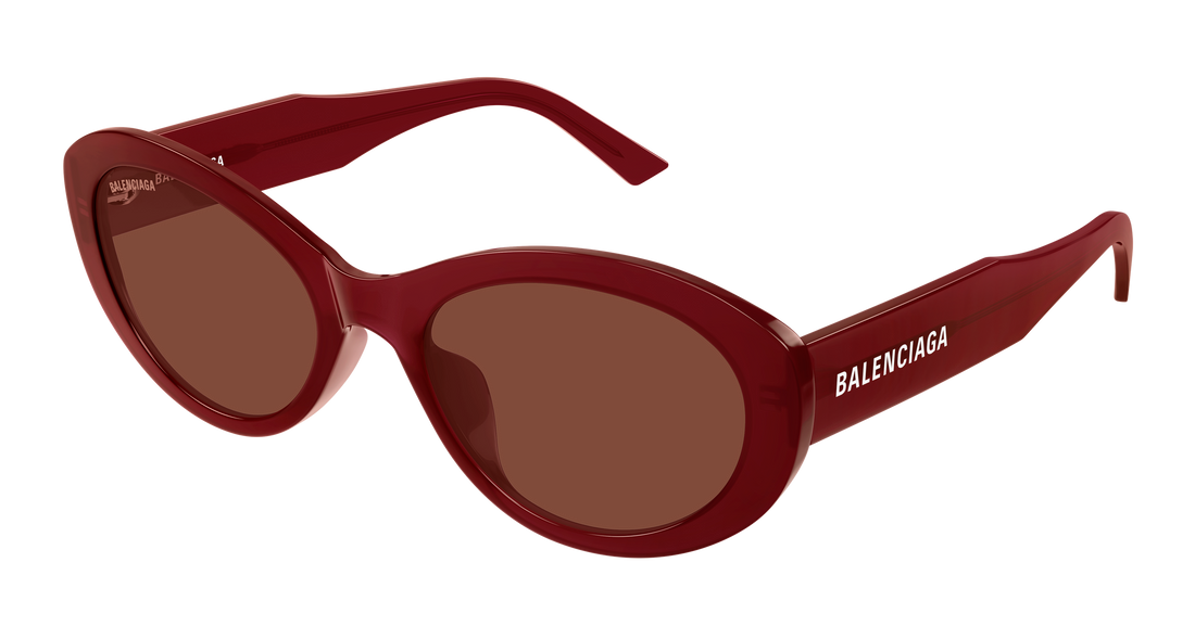 Lunettes de soleil balenciaga bb0446s 005 burdeos round/oval/panthos femenino taille 56mm - Vue principale