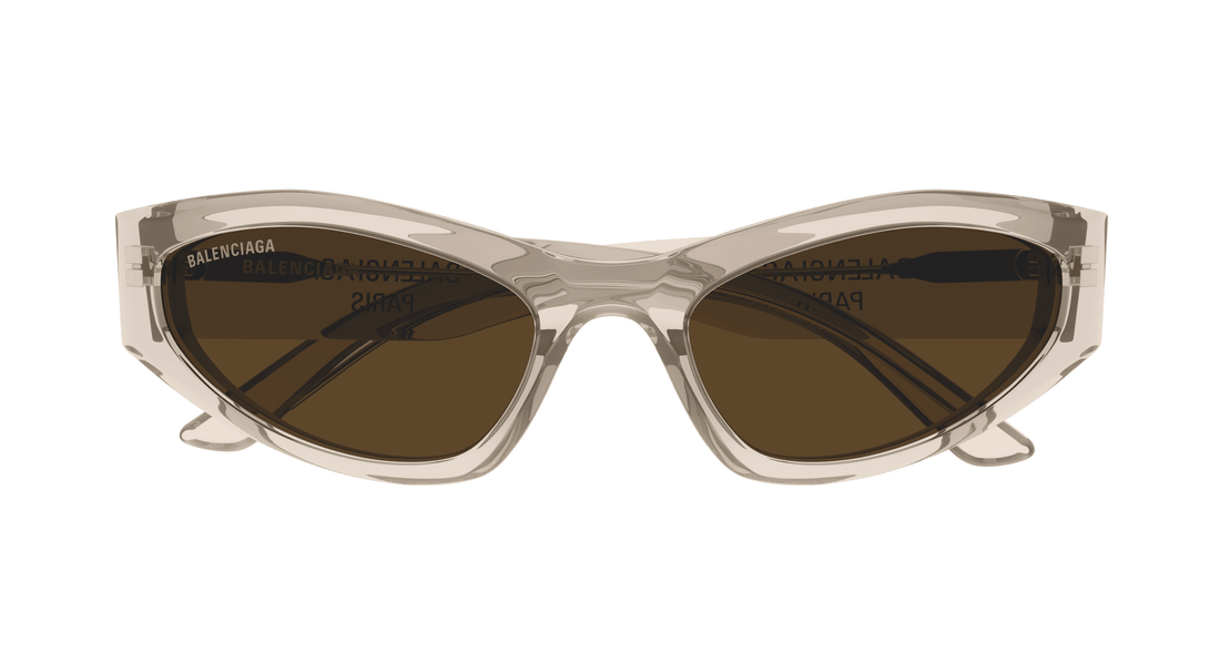 Sunglasses balenciaga bb0387s 004 beige geometric femenino size 58mm - Detailed view