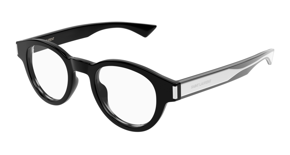 Óculos graduados saint laurent sl 792 001 negro round unisex tamanho 46mm - Vista principal