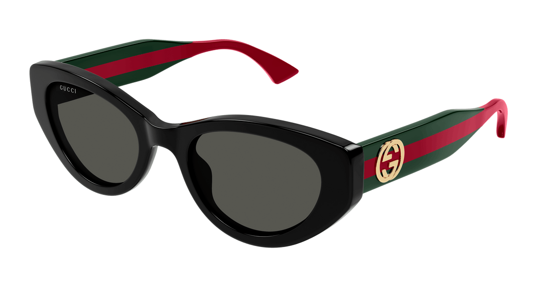 Gafas de sol gucci gg1862s 001 negro cat eye femenino talla 52mm - Vista principal