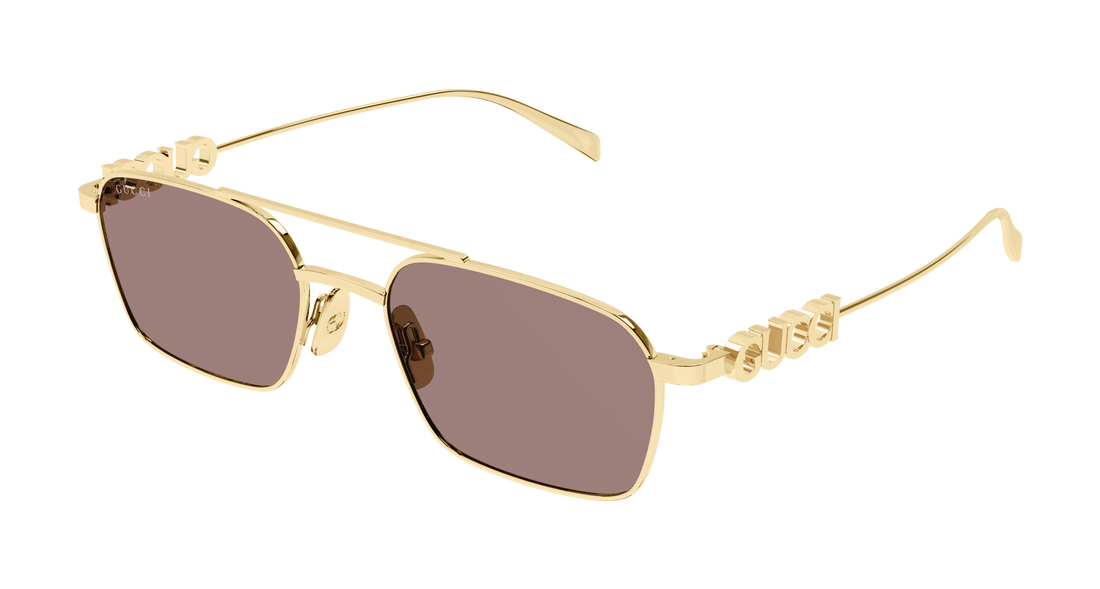 Gafas de sol gucci gg1804s 003 dorado square femenino talla 54mm - Vista principal