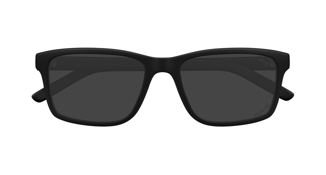 Sunglasses puma pu0493s 002 negro square masculino size 55mm - Detailed view