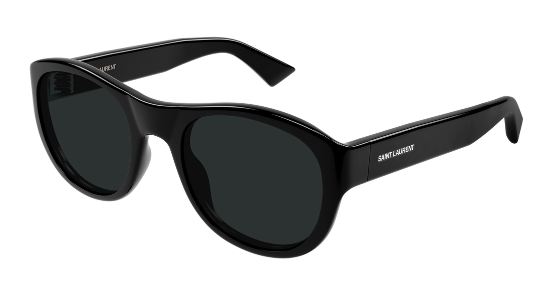 Óculos de sol saint laurent sl 798 maxime 001 negro round unisex tamanho 54mm - Vista principal