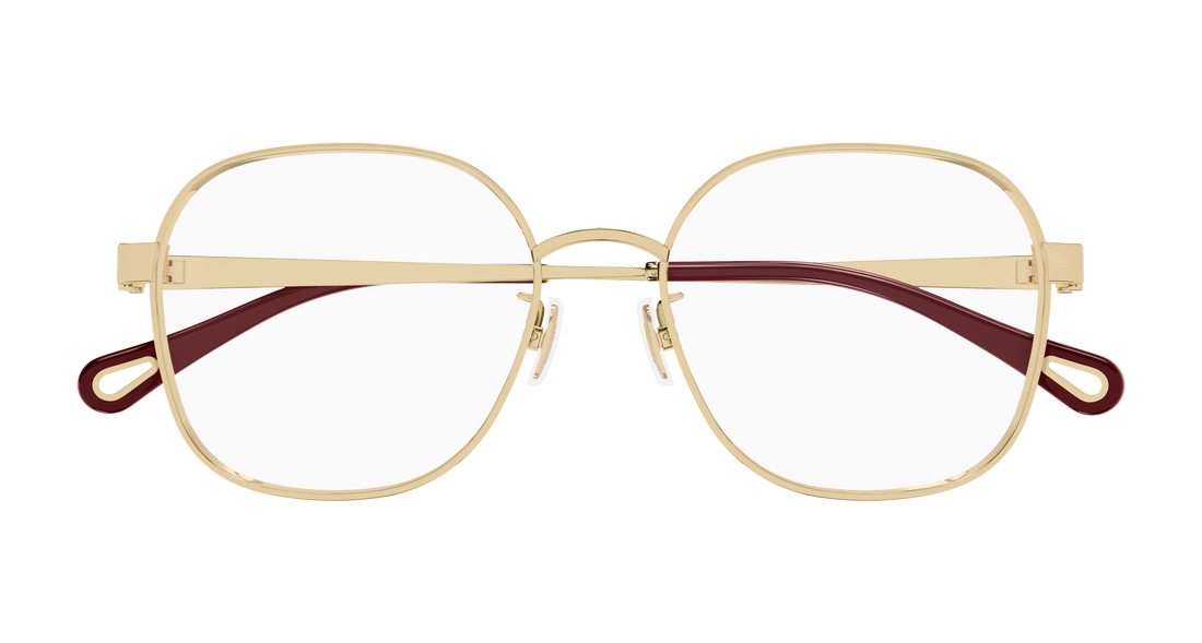 Occhiali da vista chloé ch0337oa 001 dorado geometric femenino taglia 54mm - Vista dettagliata