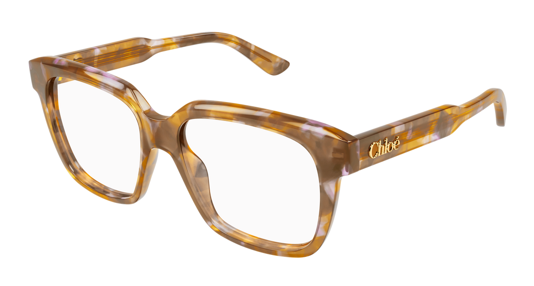 Dioptrijske naočale chloé ch0340o 010 havana geometric femenino veličina 55mm - Glavni prikaz