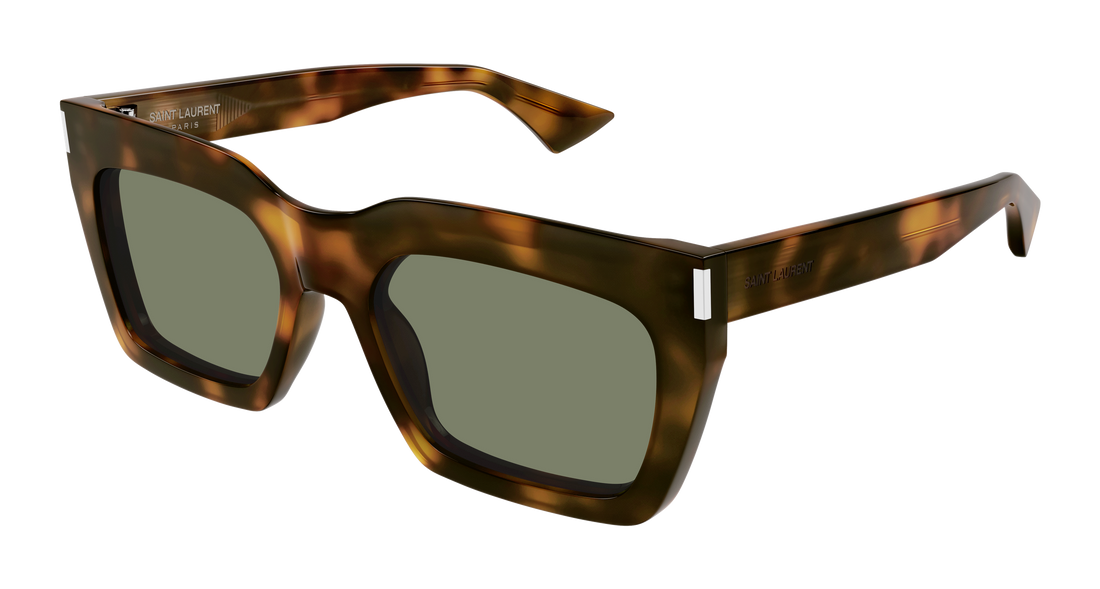 Óculos de sol saint laurent sl 810 003 havana square unisex tamanho 55mm - Vista principal