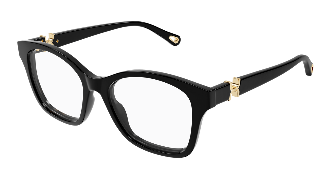 Briller chloé ch0334o 006 negro cat eye femenino størrelse 52mm - Hovedvisning