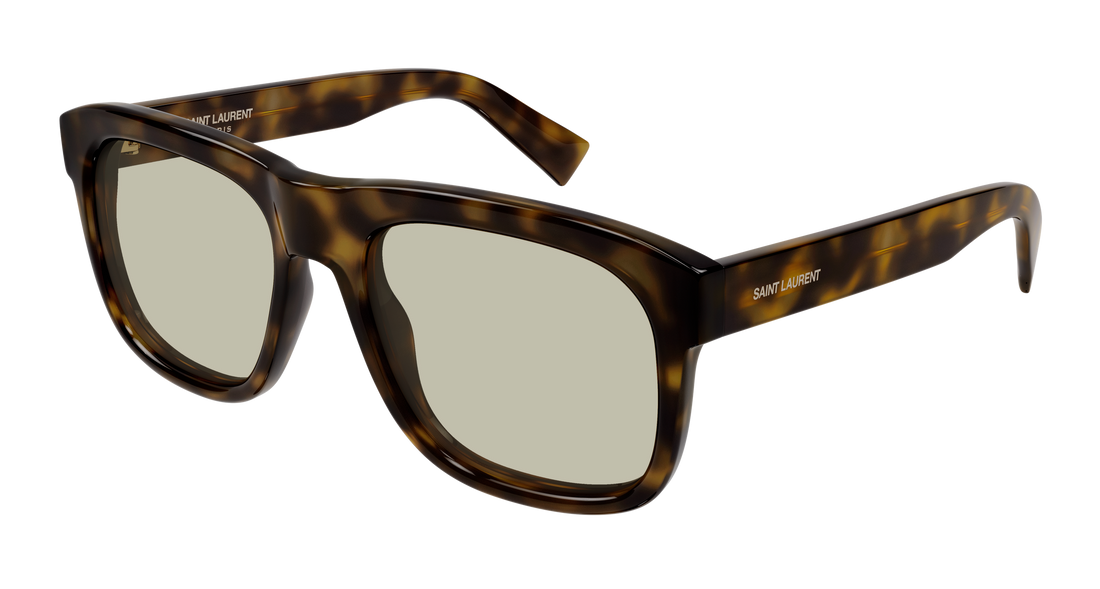 Óculos de sol saint laurent sl 558 013 havana square masculino tamanho 57mm - Vista principal