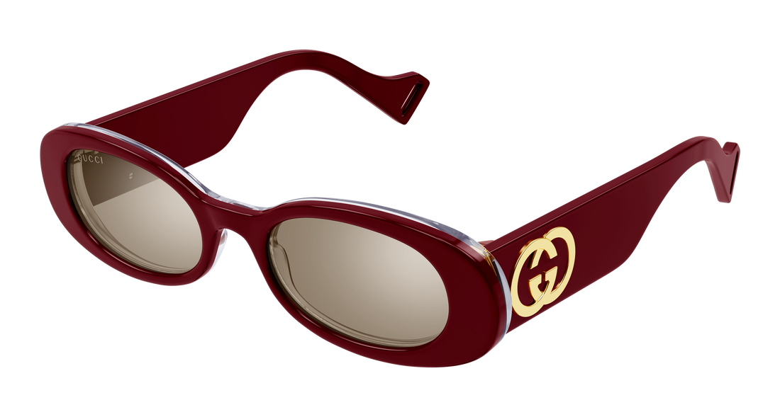 Occhiali da sole gucci gg0517s 009 burdeos round/oval/panthos femenino taglia 52mm - Vista principale