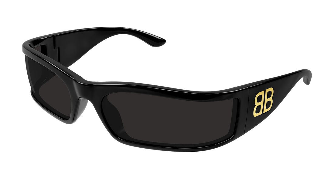 Lunettes de soleil balenciaga bb0458s 001 negro mask unisex taille 73mm - Vue principale