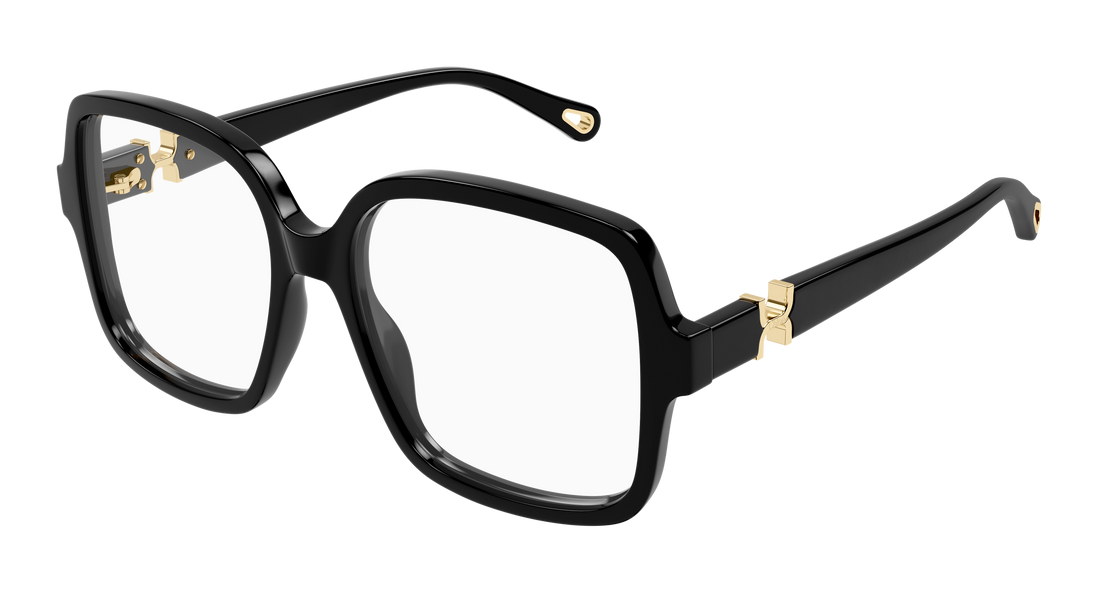 Briller chloé ch0335o 001 negro rectangular / squared femenino størrelse 54mm - Hovedvisning