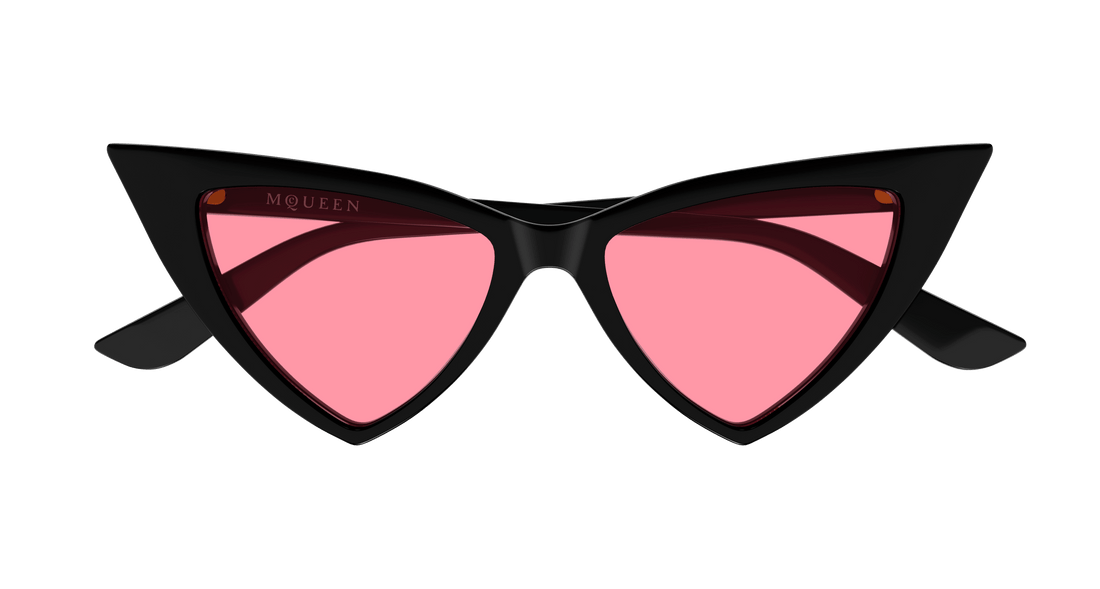 Occhiali da sole alexander mcqueen am0518s 003 negro cat eye femenino taglia 52mm - Vista dettagliata