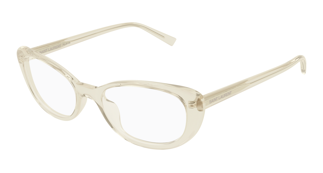 Brillen saint laurent sl 822 opt 004 amarillo cat eye femenino größe 52mm - Hauptansicht