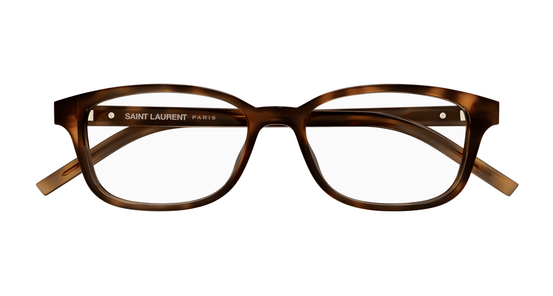 Brillen saint laurent sl m151/j 003 havana square femenino größe 52mm - Detailansicht
