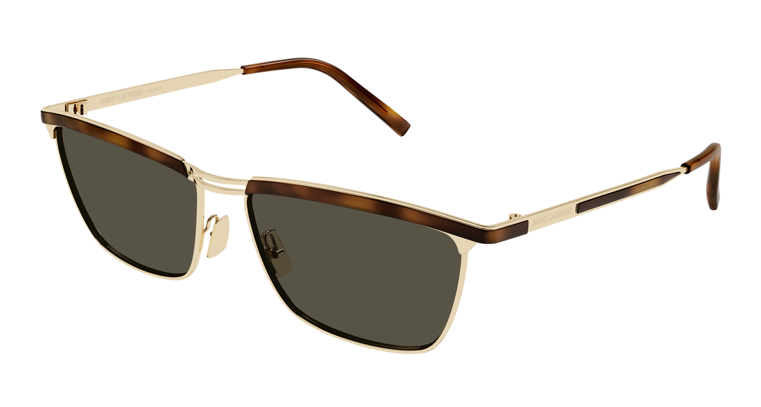 Óculos de sol saint laurent sl 795 joe 001 dorado rectangular / squared masculino tamanho 57mm - Vista principal