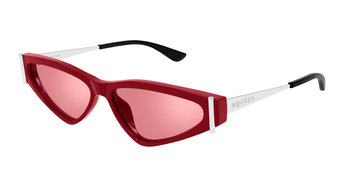 Óculos de sol alexander mcqueen am0493s 003 rojo geometric femenino tamanho 57mm - Vista principal