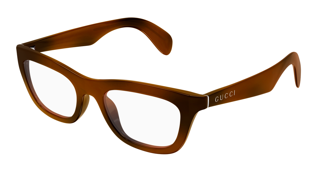 Occhiali da vista gucci gg1932o 003 havana cat eye femenino taglia 51mm - Vista principale