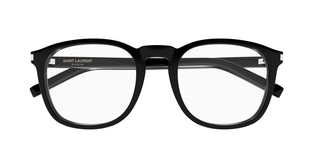 Brillen saint laurent sl 818 opt 001 negro round/oval/panthos femenino größe 52mm - Detailansicht