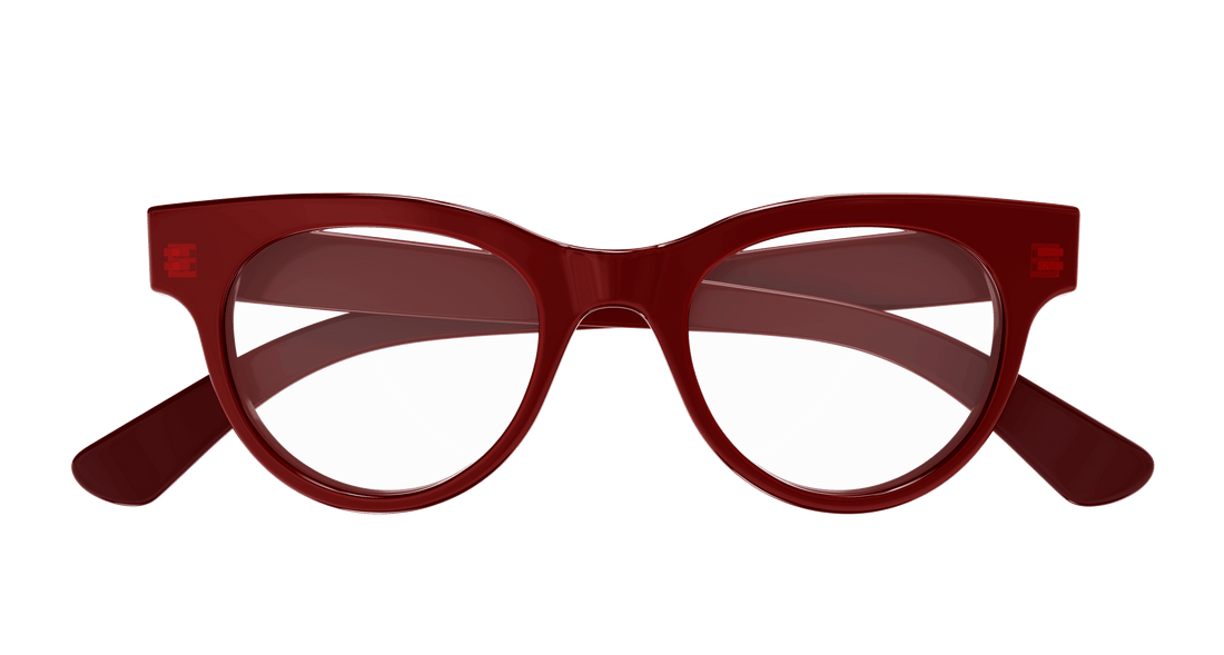 Gafas graduadas gucci gg1792o 004 rojo round femenino talla 46mm - Vista de detalle