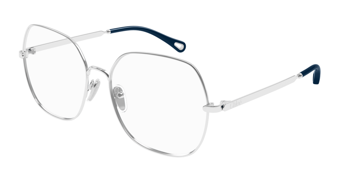 Brillen chloé ch0284o 003 plateado square femenino größe 57mm - Hauptansicht