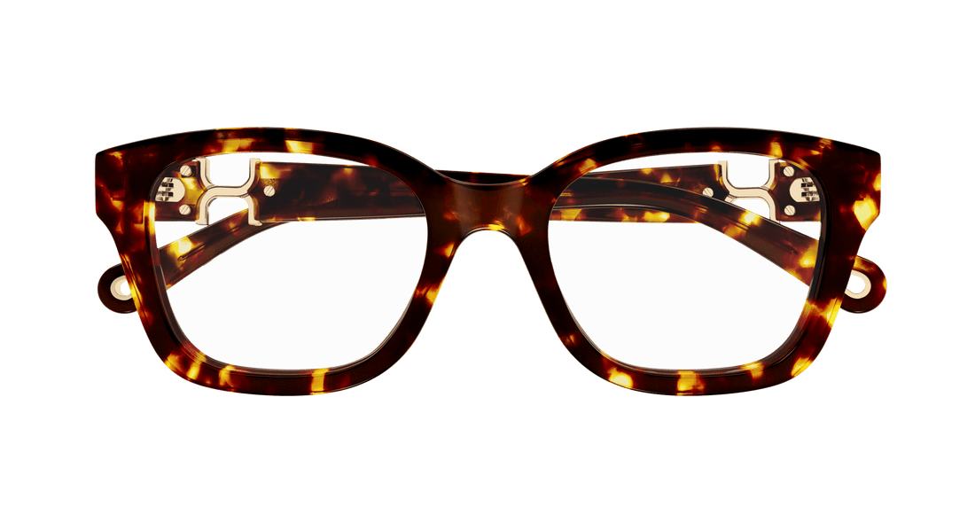 Brillen chloé ch0305o 006 havana square femenino größe 51mm - Detailansicht