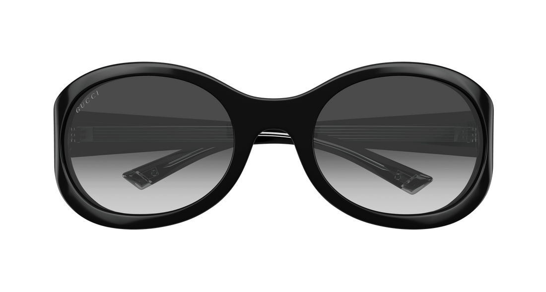 Sunglasses gucci gg2012s 001 negro round femenino size 62mm - Detailed view