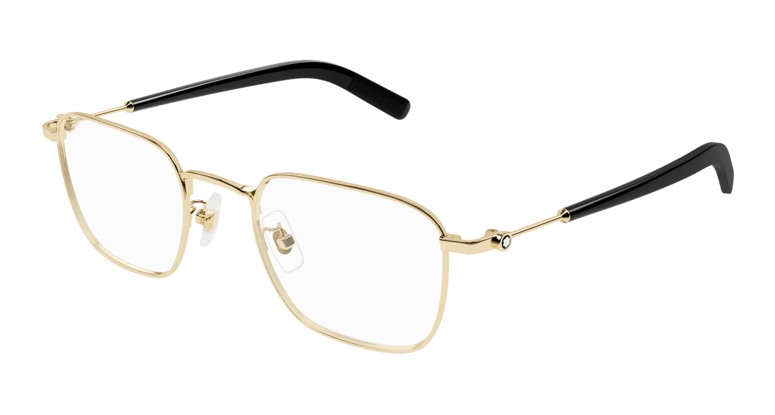 Occhiali da vista montblanc mb0389o 006 dorado square masculino taglia 52mm - Vista principale
