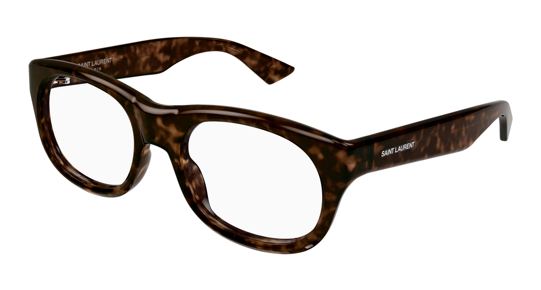 Óculos graduados saint laurent sl 815 romy opt 002 havana rectangular / squared femenino tamanho 54mm - Vista principal