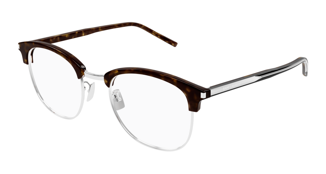 Brillen saint laurent sl 779 002 havana round unisex größe 51mm - Hauptansicht