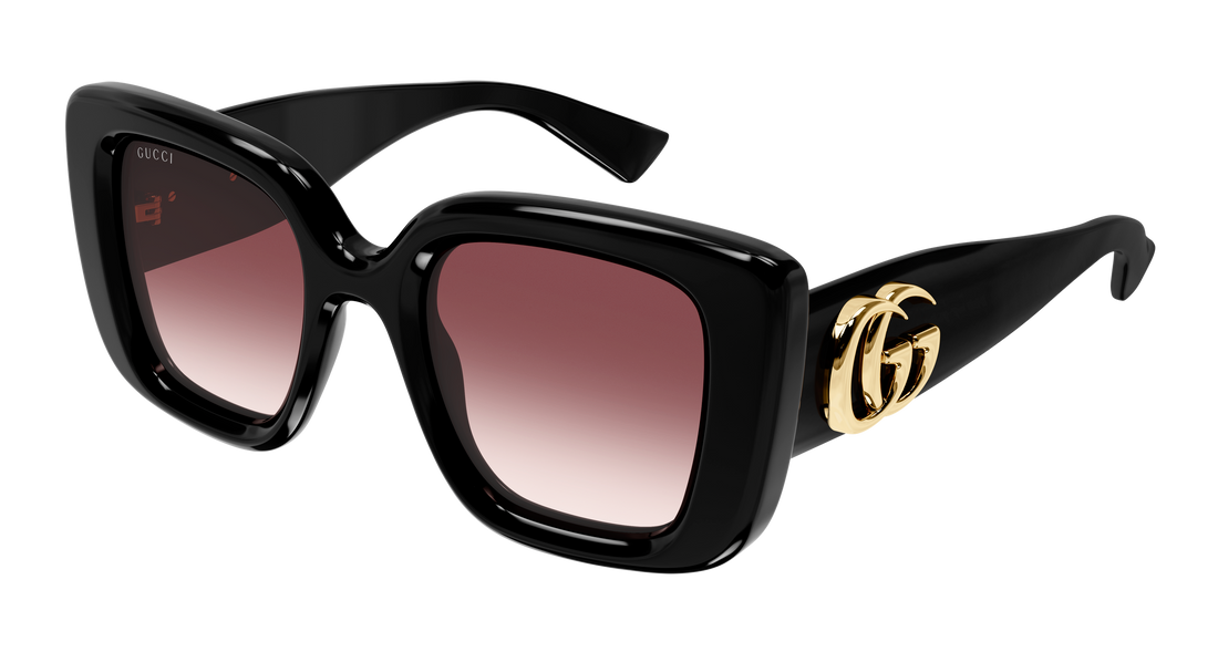 Sonnenbrillen gucci gg1975s 001 negro butterfly femenino größe 50mm - Hauptansicht