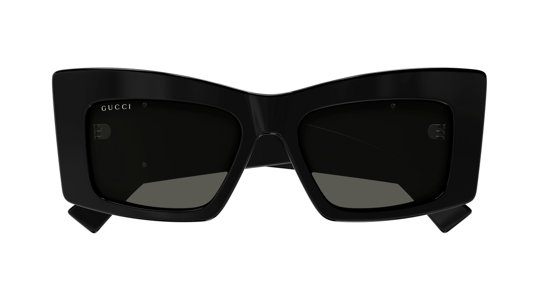 Óculos de sol gucci gg1842s 001 negro butterfly femenino tamanho 53mm - Vista de detalhe