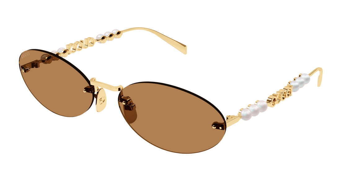 Sunglasses gucci gg1922s 003 dorado round femenino size 62mm - Main view