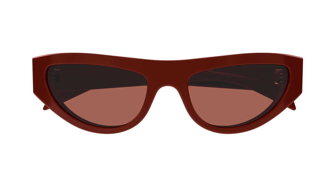 Óculos de sol gucci gg1919s 002 burdeos cat eye femenino tamanho 55mm - Vista de detalhe