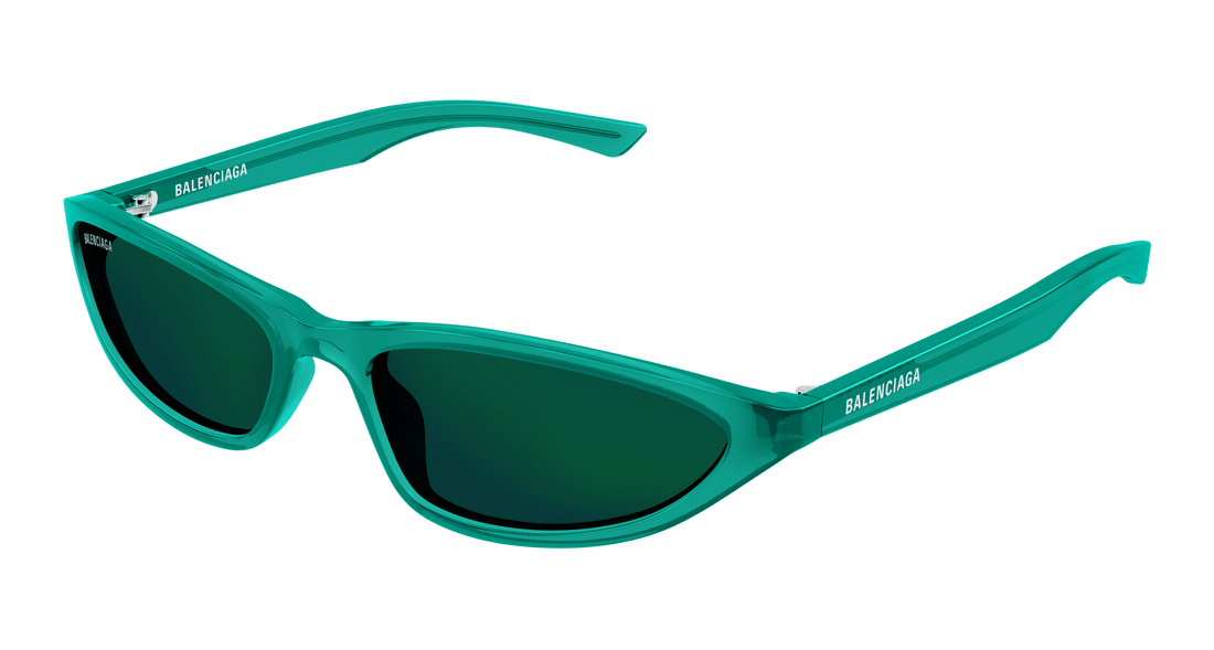 Sunglasses balenciaga bb0402s 005 verde round femenino size 59mm - Main view