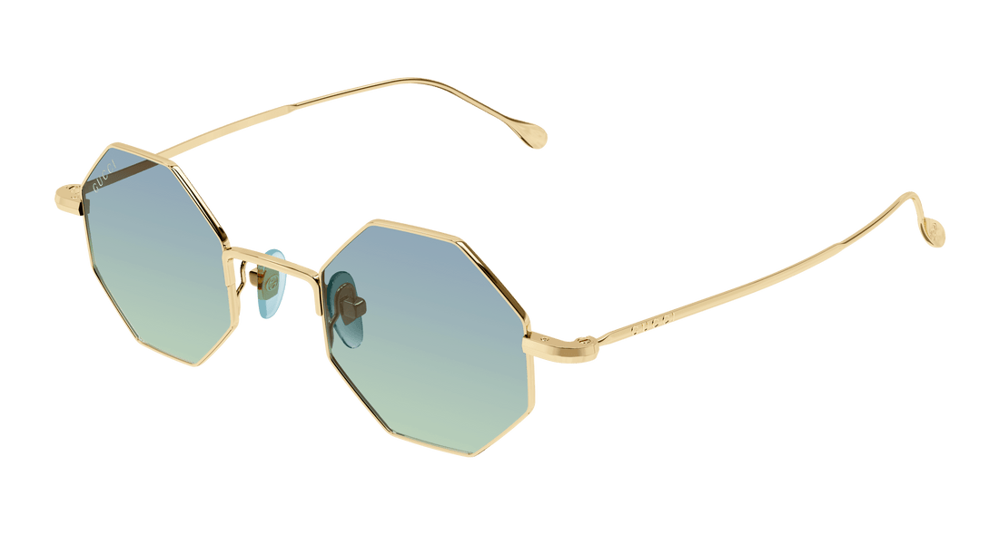 Gafas de sol gucci gg1814s 004 dorado geometric unisex talla 41mm - Vista principal